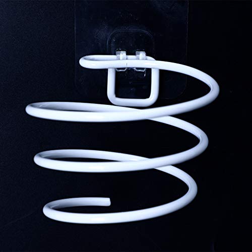 LiPing Hair Dryer Holder Rack Barber Salon Styling Storage Straighteners Organizer GIF (White) - Thumbnail 4