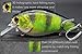 wLure Minnow Crankbait for Bass Fishing Bass Lure Jerkbait Fishing Lure (HC25KB, with Tackle Box)