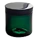 4 oz Green Plastic Jar with Black Foam Lined Air Tight Lid (6 Pack)