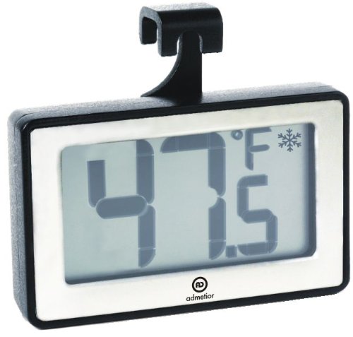 Admetior Stainless Steel Digital Fridge/Freezer Thermometer