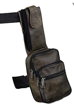 Amazon.com: Motorcycle Womens Fancy Distressed Brn Thigh