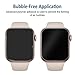 [6 Pack] SPGuard Compatible Apple Watch 4 Series LiQuidSkin Screen Protector[44mm], HD Clear Full Coverage Anti-Bubble Active Protection Films for Apple Watch Case Series 4[Lifetime Replacement]