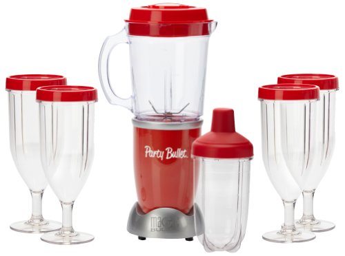 Click Here to See More Images Party Bullet PBR-1801M Perfect Drink Making System, Red