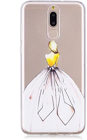 Huawei Mate 10 Lite Crystal Clear Ultra Thin Hard Case Cover Nnopbeclik Huawei Mate 10 Lite Mobile Case Premium Flexible Silicone Case in Transparent TPU Soft Case Protective Cover Slim Case for Huawei Mate 10 Lite 5.9 Inches #17