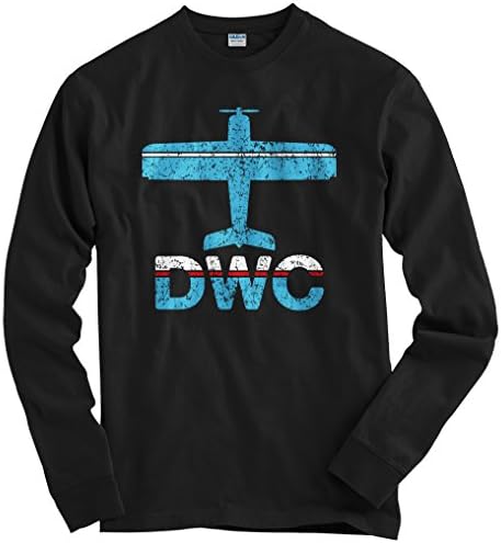 Smash Transit Men's Fly Dubai DWC Airport Long Sleeve T-Shirt