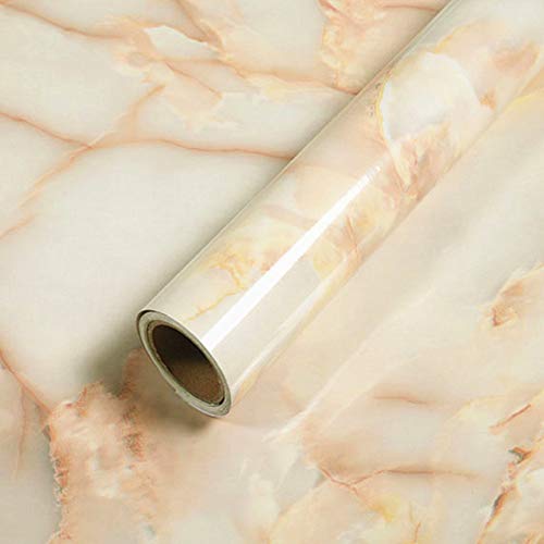 Moyishi Clouds Jade Granite Look Marble Gloss Film Vinyl Self Adhesive Counter Top Peel Stick Wall Decal 24'x60'