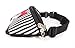 Disney Mickey Minnie Mouse Zippered Waist Fanny Pack Belly Small Bag (Minnie Stripe)