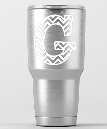 Chevron Letter "G" by An Engineered Craft - Vinyl Decal for YETI/Phone/Car