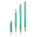 iDream365 Universal Touch Screen Pen for All Touch Screen Tablets,Cell Phones-2Pack Peacock Green/Gold