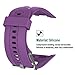 Feskio Garmin Forerunner 10 / Forerunner 15 GPS Running Watch Replacement Band Soft Silicone Replacement Wrist Watch Strap for Garmin Forerunner 10/Forerunner 15 GPS Running Watch (Small/Large Size)