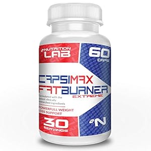 Capsimax Extreme Fat Burner | The Most Powerfull Fat Burner Made in UK | Delivers Rapid Weight Loss | Capsimax Burn 60 Capsules | 100% Natural