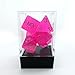 NOOBECR Bescon Intensive Glitter Dice 7pcs Set Pink Princess, Novelty RPG Dice Set d4 d6 d8 d10 d12 d20 d%, Brick Box Package