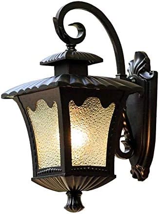 外壁ランタン屋外ウォールライト ファッション通販 防水壁取り付け 用燭台レトロヨーロピアンスタイルウォールランプ備品通路中庭ポーチガレージヴィラガーデンe27