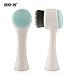 MAANG Facial Skin Care Cleansing Brush Manual Washing Face Massage Tool Beauty Kits Ultrasoft Deep Pore Cleanser Exfoliation Cleaner Body Massager Best Exfoliating (Black)