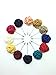 Unibuy Men's Lapel Pin Set with Handmade Flower Boutonniere For Suit (Gift Box Of 12)