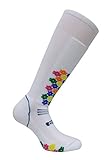 Eurosocks Women's Snowdrop Silver Socks, White, Small