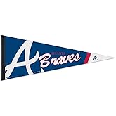 MLB 85395013 Atlanta Braves Premium Pennant, 12" X 30"