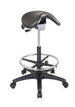 Pneumatic Drafting Chair with Adjustable Foot Ring