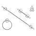 MODONA Four Piece Bathroom Accessories Set, Includes 24” Towel Bar, Robe Hook, Towel Ring, and Toilet Paper Holder – White Porcelain & Chrome - Arora Series - 5 Year Warrantee
