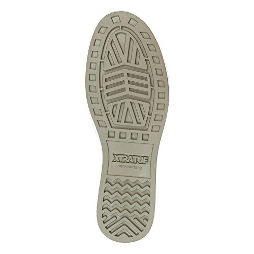 XTRATUF Finatic II Women’s Leather Deck Shoes, Gray & Blue (22310)
