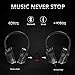 Mijiaer Active Noise Cancelling Headphones Bluetooth 35 Hrs Playtime for TV, PC, Phone, Laptop Bluetooth Wireless Headphones Over Ear with Microphone Rapid Charge