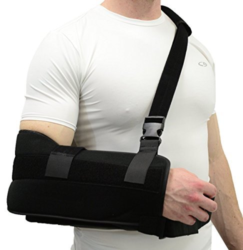 ITA-MED Super Arm Sling/Shoulder Immobilizer with Abduction Pillow, Large by ITA-MED