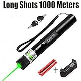 WORD GX Tactical Green Hunting Rifle Scope Sight Laser Pen, Demo Remote Pen Pointer Projector Travel Outdoor Flashlight, LED Interactive Baton Funny Laser Toy