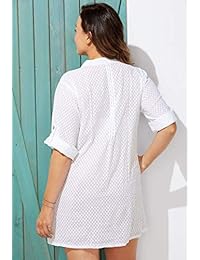 Trajes de baño para todas las damaes tamaño grande botón arriba camisa traje de baño cubierta