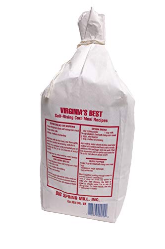 image for Big Spring Mill Self-Rising White Corn Meal 5 Pound Bag (Virginia's Be