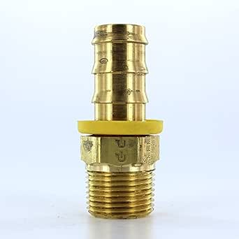 Parker 30182-12-12B Male Rigid Pipe Adapter 3/4 NPT X 3/4 Hose Brass ...