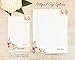 PAINTED FLORALS I NOTEPAD - Personalized Flower Stationery/Stationary 5x7 or 8x10 Note Pad
