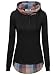DJT Hoodies for Women Long Sleeve Sweatshirts Tunic Hoodies Large Black #3 primary