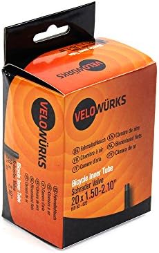 Velowurks Inner Tube - 20x1.50/2.10in/AV35 (Single; Black)