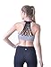QUEENIEKE Women's Medium Support Hand-Knited Nest Back Sport Fast Lane Bra Size XL Color Grey Melange-