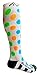 A-Swift Compression Socks for Women and Men Polka Dot, Medium