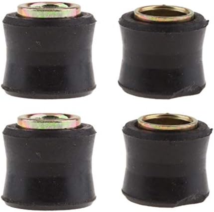 Perfk バイク サスペンション ショックアブソーバー ブッシュ 全3選択 ブラック 10mm 12mm 10mm 14mm お歳暮 個セット