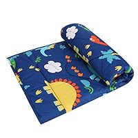 UOMNY Toddler Baby Blanket - Soft Cot Comforter Crib Baby Quilts for Boys and Girls 1 Pack Cotton Baby Blanket Cradle Quilt Nursery Bed Throw Blanket Bed Cover 33" X 42" Lightweight Dinosaur