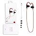 DeBeiTe Bluetooth Headphones V4.1 Wireless Sweatproof Headset Noise Cancelling In-Ear Earbud Sports Running Earphones with Mic for Iphone Samsung and Smart Phones