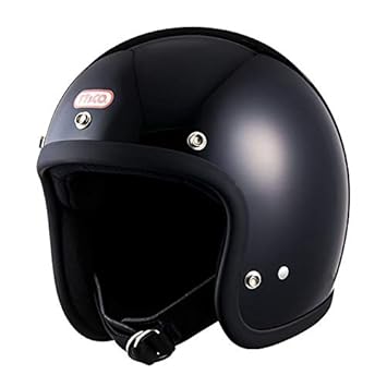 Tt Co Super Magnum Open Face Helmet Black Medium Dot Amazon In Car Motorbike