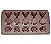 Le Silicone, Set of 3 Silicone Chocolate and Candy Molds