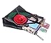 Celsino Women Handbag Clutch Purses Shoulder Bag Large Flower PU Leather with Wooden Handle Bags (Black)