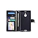 IZENGATE Nokia Lumia 1520 Wallet Case - Executive Premium PU Leather Flip Cover Folio with Stand (Black)