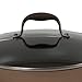Anolon Advanced Bronze Hard-Anodized Nonstick 3.5-Quart Covered Straining Saucepan with Pour Spout