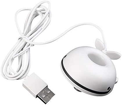 Freelink Cool Mist Air Whale Humidifier with USB Cable for Office Home Travel White