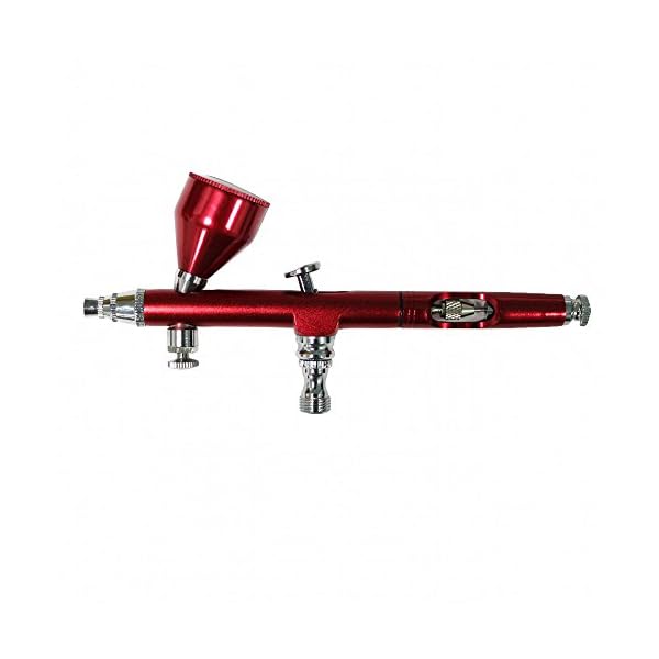 ABEST 0.2 mm,0.3 mm,0.5 mm Doppeltwirkende Airbrush-Kit Komplett Set fÃ¼r Kunstmodellauto Malerei Tattoo – Bild 3