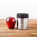LunchBots Thermal 8 oz Triple Insulated Food Container - Hot 6 Hours or Cold 12 Hours - Leak Proof Thermos Soup Jar - All Stainless Interior - Black