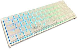 Ducky One 2 Mini Pure White Mini Rgb Cherry Mx Switch Pbt Keycap 60 Rgb Teclado Mecanico Para Juegos Cherry Mx Brown Amazon Es Informatica