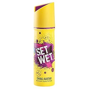 SET WET Deodorant For Men Swag Avatar Citrus Intense, 150ml