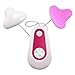 HYTK Electric Breast Massager, Chest Vibrating Massager, Breast Enhancement Device Pink or Red, White Color