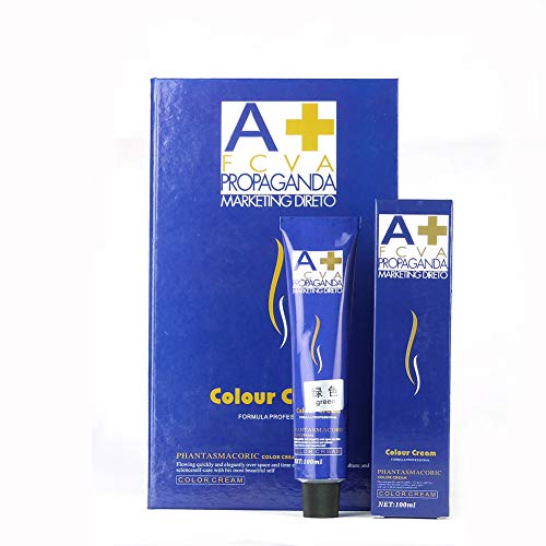 Yiwa 100ml Hair Dye Cream, Hair Coloring Dye Mud Hair Color Wax Hairstyle Styling Salon Home DIY Hair Coloring Changing Yourself Show Your Personality Hairdressing Accessories Fire Red - Thumbnail 3